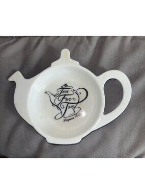 Fielder Keepsakes Fine Porcelain Tea Bag Infuser Holder Laguna Beach Tea For Two